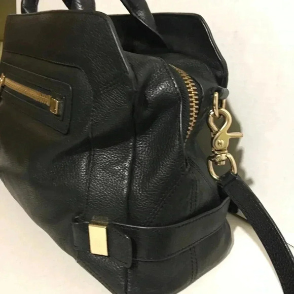 Botkier Black leather satchel handbag - Picture 8 of 8